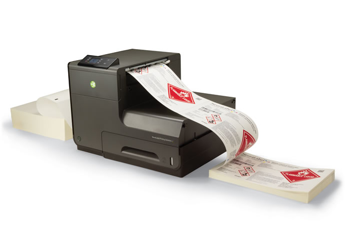 NeuraLabel 300x inkjet label printer with GHS labels printing