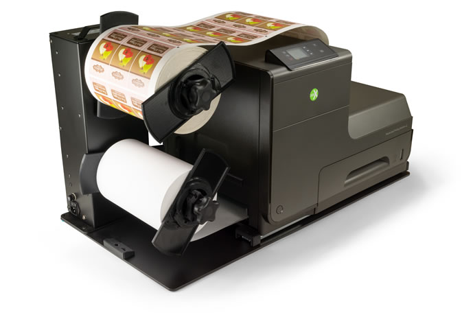 NeuraLabel 300x label printer with NoTouch label press rear view