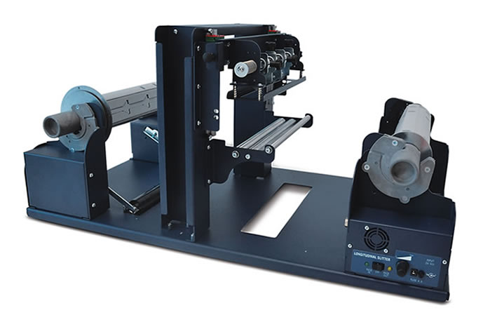 Longitudinal label slitter