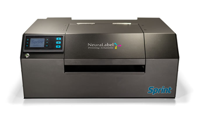 NeuraLabel Sprint desktop printer front view